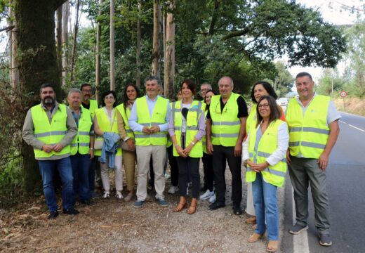 A Xunta executará unha nova senda peonil na estrada AC-960 entre Sergude e Rodiño, en Boqueixón, que suporá un investimento de case 750.000 €