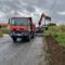 En marcha as obras de mellora da estrada no Cruceiro de Lestón