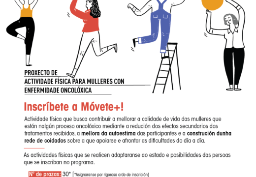 Móvete+: comezan as sesións de actividade física para mulleres con enfermidade oncolóxica