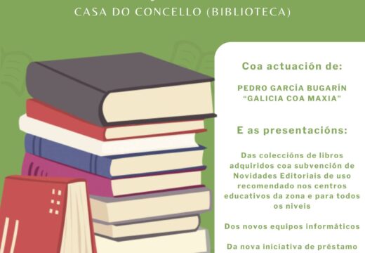 O goberno local enxalzará a cultura e a educación o vindeiro 24 de outubro no Día das Bibliotecas