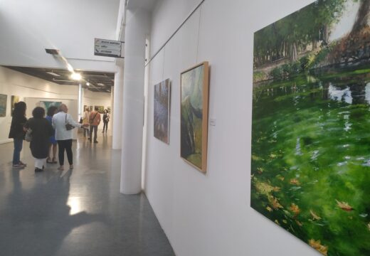 Exposición de pintura e fotografía de Narart na Casa da Cultura de Fene
