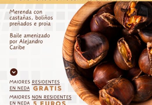 Neda abre este luns o prazo para apuntarse ao seu magosto da terceira idade