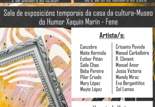 A Casa da Cultura de Fene acolle en outubro unha exposición de pintura e fotografía de Narart
