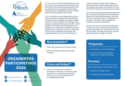 Bergondo lanza unha nova convocatoria dos orzamentos participativos