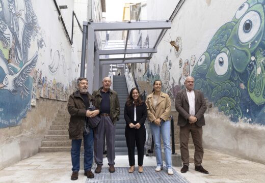 En funcionamento as novas escaleiras mecánicas de Adelaida Muro, en Monte Alto, que contou cun investimento municipal de 1,1 millóns de euros
