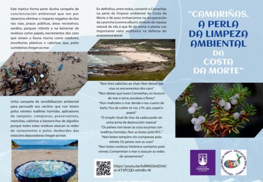 O Concello e Mar de Fábula poñen en marcha unha campaña de concienciación para coidar o mar e a contorna natural