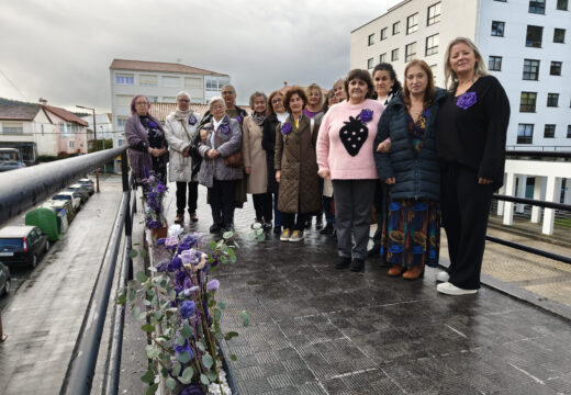 Mil flores de gancho para conmemorar o 25 de novembro no Concello de Fene
