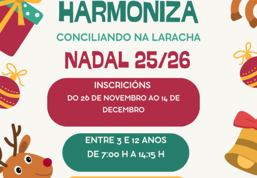 Mañá abrirá a inscrición no Servizo Municipal de Conciliación durante o Nadal