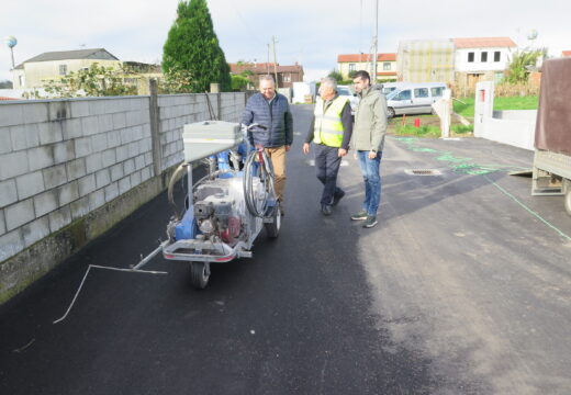 Conclúen as obras de ampliación das redes de abastecemento e saneamento no núcleo da Botica