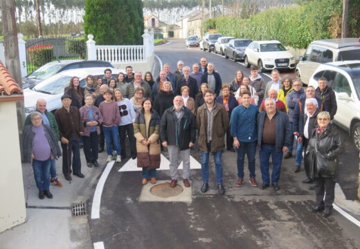 Conclúe a execución do proxecto de mellora da estrada e dos servizos no núcleo da Esquipa