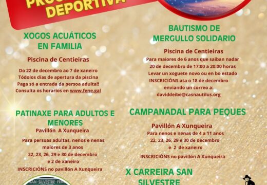 Un Nadal deportivo en Fene