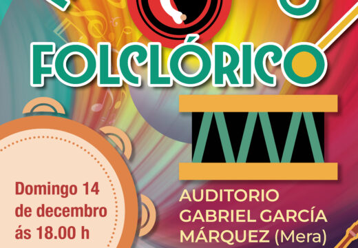 Festival dos grupos folclóricos de Oleiros o domingo 14 de decembro no García Márquez