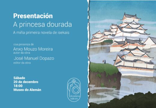 O escritor de Camelle Anxo Mouzo presenta ‘A princesa Dourada’, unha novela de fantasía xuvenil
