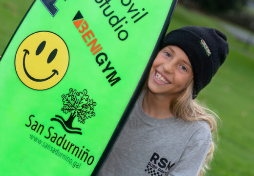 O Concello de San Sadurniño patrocina a participación da deportista local no europeo tan só unhas semanas despois de proclamarse en Murcia campioa de España Sub-12