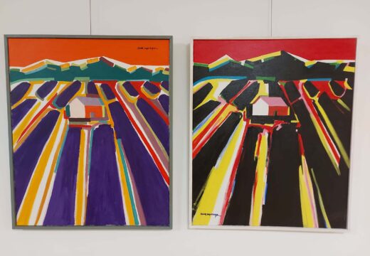José Luís Veiras Manteiga, fillo adoptivo do Concello de Lousame, inaugura mañá sábado a mostra “Obra recente: Contrastes + vieiros”