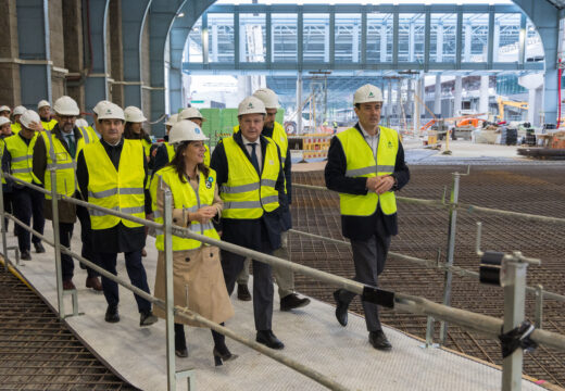 Inés Rey subliña a importancia que terá a nova estación intermodal “para impulsar a mobilidade na Coruña do futuro que vén”