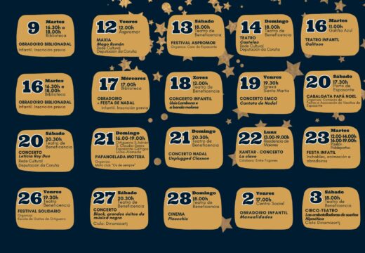 Ortigueira dá a benvida ao Nadal cun amplo programa de actividades