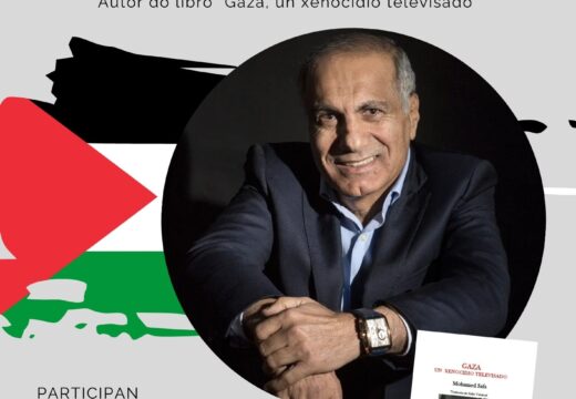 Conferencia do activista palestino Mohamed Safa