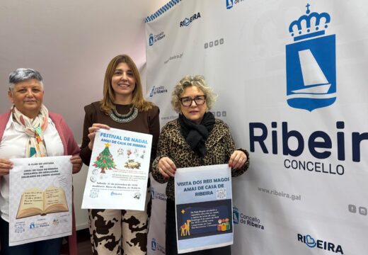 Amas de Casa de Ribeira festexará o Nadal con varias actividades en colaboración co Concello