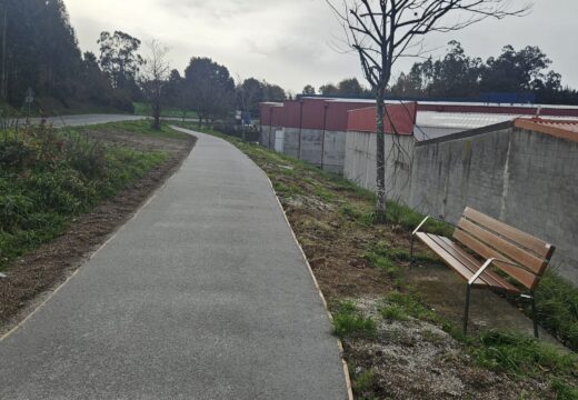 O Concello finaliza as obras de creación dunha senda peonil desde o Polígono á glorieta da N6
