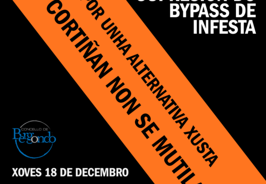O Concello convoca a terceira manifestación contra o proxecto de supresión do baipás de Infesta