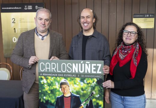 Carlos Núñez encherá por partida dobre o Teatro Colón este venres para celebrar os 30 anos de ‘A Irmandade das Estrelas’