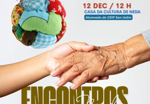 A Mesa local de Saúde de Neda promove esta semana dous Encontros interxeracionais de lecer co gallo do Nadal