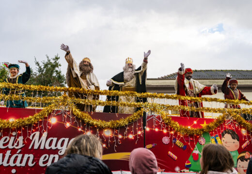 A cabalgata de reis comezará ás 16:30 horas na Casa do Concello e percorrerá todo o municipio