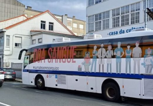 Unha unidade móbil de doazón de sangue estará en Neda o mércores 28 de xaneiro, en horario de mañá e de tarde