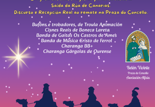 O Concello de Ribeira prepara todo para a visita dos Reis Magos por partida dobre no 5 de xaneiro