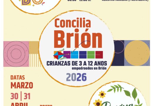 O Concello de Brión abre inscricións no “Concilia Brión” para as vacacións escolares de Entroido e Semana Santa