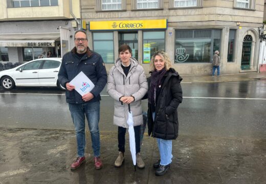 O BNG leva ao Pleno a necesidade de reforzar Correos e implantar o servizo Correos Pay para as parroquias de Ribeira