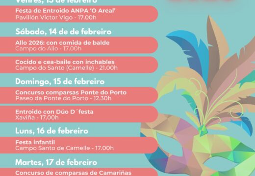 Camariñas celebrará o Entroido por todo o alto con seis días de festa
