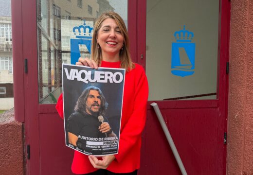 O humorista JJ Vaquero fará rir co seu espectáculo no novo Auditorio municipal de Ribeira no 22 de febreiro