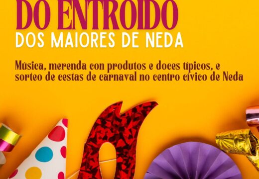 O Concello de Neda activa as inscricións para a tradicional merenda de entroido dos maiores