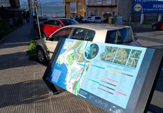 Miño reforza o seu apoio ao comercio local coa instalación de catro paneis informativos