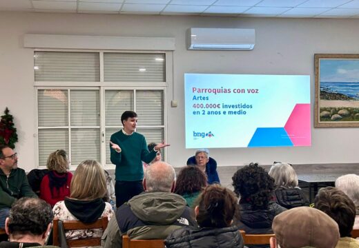 Pérez Barral escoita a veciñanza de Artes e repasa a acción de goberno que permitiu mobilizar 400.000€ na parroquia