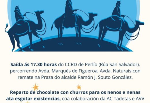 Fene ultima os preparativos da Cabalgata de Reis que percorrerá as rúas do concello o vindeiro luns