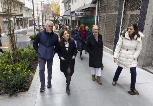 A Rolda Peonil avanza polo barrio da Sagrada Familia, que gaña máis de 2.200 metros cadrados de superficie humanizada