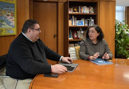 Belén do Campo mantén o seu primeiro encontro institucional co alcalde de Noia, Francisco Pérez