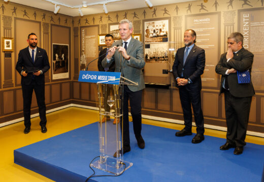 Rueda participa na inauguración do Museo do Real Club Deportivo que percorre os 120 anos de historia do equipo coruñés