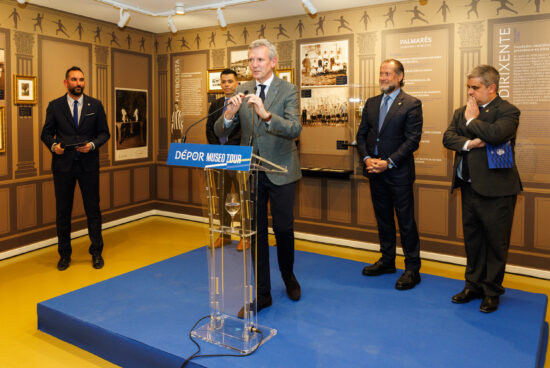 Rueda participa na inauguración do Museo do Real Club Deportivo que percorre os 120 anos de historia do equipo coruñés