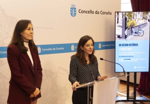 Bicicoruña bateu o seu récord histórico de usos no 2025