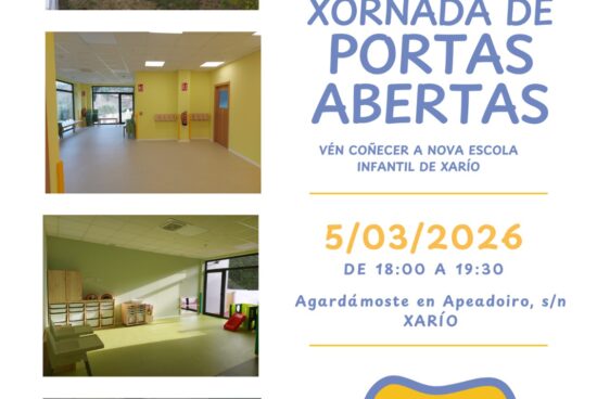 Xornadas portas abertas nova escola infantil de Xarío