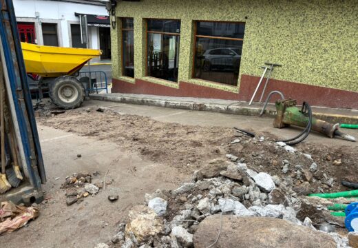 O Concello impulsa a mellora integral da rúa Voluntariado, en Corme Porto, reforzando a rede viaria e de saneamento municipal