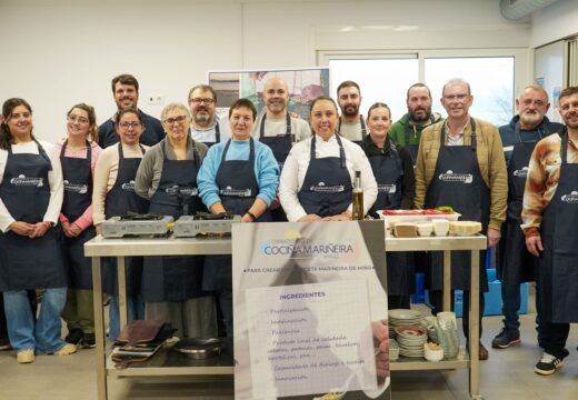 O programa Cociña Mariñeira arrinca os seus talleres formativos cunha ampla participación da hostalería local