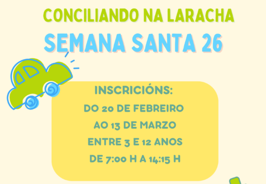 Mañá abrirá a inscrición no programa Harmoniza da Semana Santa