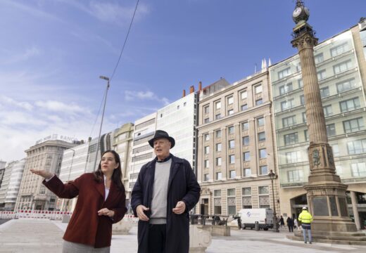 A remodelación dos Cantóns chega ao seu ecuador, con máis de 12.000 metros cadrados pavimentados e unha nova fase de actuacións a partir do día 3