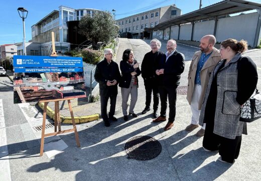 Belén do Campo anuncia en Malpica a aprobación do proxecto dunha nova glorieta na AC-418, cun investimento superior aos 330.000€