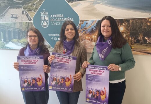 A Pobra reivindica unha ‘Igualdade real, xa!’ no marco do 8M